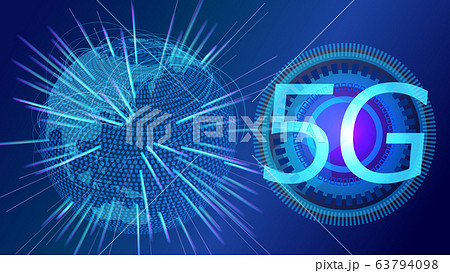 5G-グローバルネットワークサイバーコミュニケーションITイメージ背景 5G-グローバルネットワークサイバーコミュニケーションITイメージ背景 63794098
