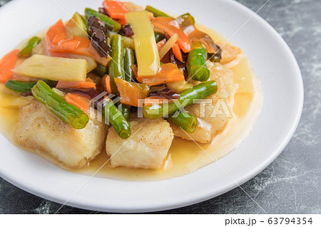 白身魚の餡かけ 白身魚の餡かけ 63794354