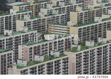 High density apartment buildings in Seoul High density apartment buildings in Seoul 63797666