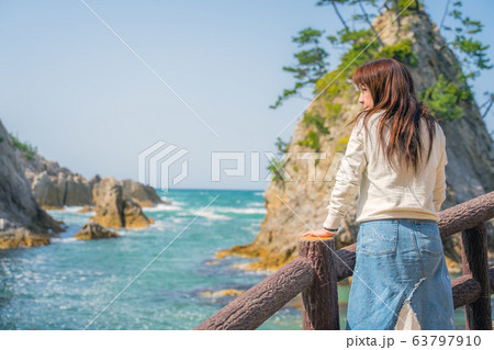 鳥取県の絶景ジオパーク 鴨ヶ磯 美しい浦富海岸 山陰海岸国立公園 世界ジオパーク 鳥取県の絶景ジオパーク 鴨ヶ磯 美しい浦富海岸 山陰海岸国立公園 世界ジオパーク 63797910