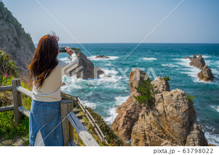 鳥取県の絶景ジオパーク 千貫松島 美しい浦富海岸 山陰海岸国立公園 世界ジオパーク 鳥取県の絶景ジオパーク 千貫松島 美しい浦富海岸 山陰海岸国立公園 世界ジオパーク 63798022