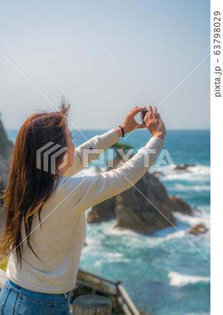 鳥取県の絶景ジオパーク 千貫松島 美しい浦富海岸 山陰海岸国立公園 世界ジオパーク 鳥取県の絶景ジオパーク 千貫松島 美しい浦富海岸 山陰海岸国立公園 世界ジオパーク 63798029