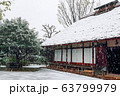 合掌造り 茅葺き 雪 伝統 三月 東京 春 63799979