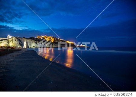Pizzomunno Beach in night Pizzomunno Beach in night 63800874
