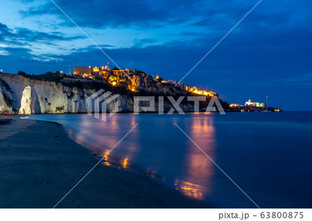 Pizzomunno Beach in night 63800875