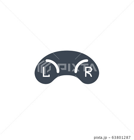 Contact Lenses Case related vector glyph icon. 63801287