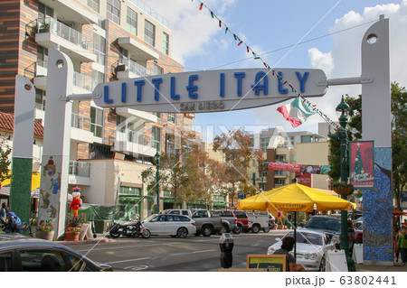 アメリカ合衆国　サンディエゴ　リトルイタリー 63802441