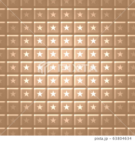 グリッド状の星の背景01　ゴールド 63804634