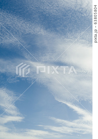 Incredibly beautiful clouds against a sunny blue 63805804