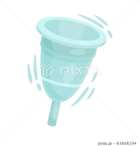 Menstrual Cup for Female Monthly Period Isolated on White Background Vector Illustration Menstrual Cup for Female Monthly Period Isolated on White Background Vector Illustration 63806294