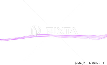 パープルウェーブ背景ライン　背景白 63807261
