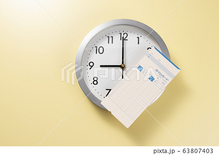 タイムカード イメージ写真 タイムカード イメージ写真 63807403