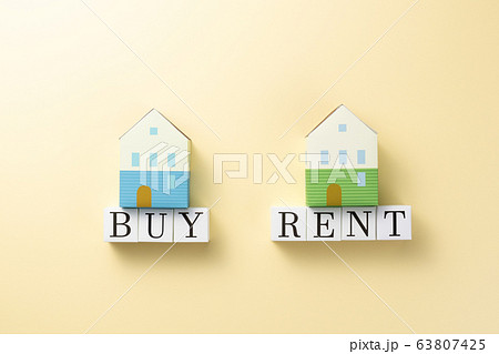 住宅イメージ　RENT　BUY 63807425