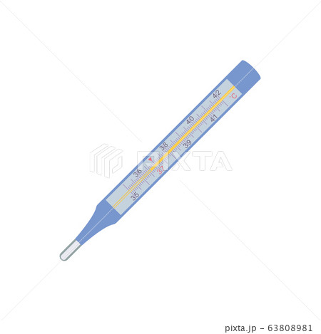 Thermometer healthcare temperature measurement instrument vector illustration 63808981