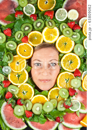 Scandinavian woman portrait  63809062