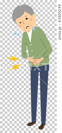 老人stomachache 老人stomachache 63809249