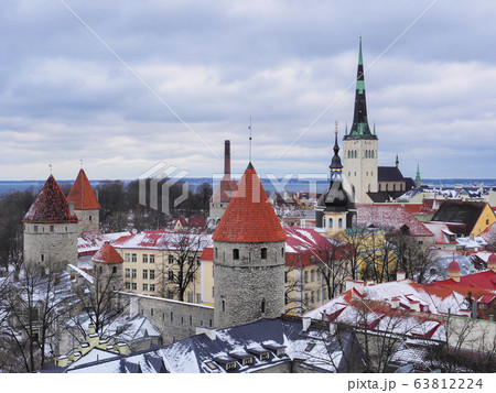 冬のエストニア タリン歴史地区 パットクリ展望台からの眺望 / Tallinn, Estonia 冬のエストニア タリン歴史地区 パットクリ展望台からの眺望 / Tallinn, Estonia 63812224