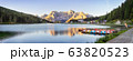 Traveling to beautiful Alps in summer. Lago di Misurina 63820523