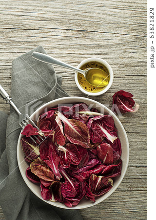 Red lettuce radicchio 63821829
