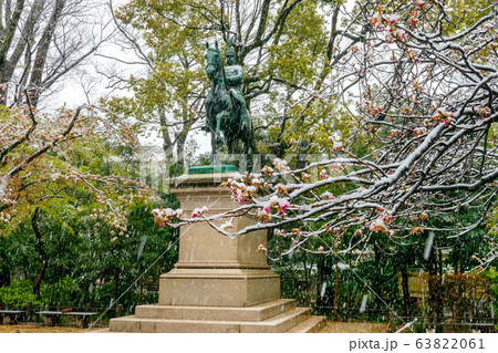 雪の有栖川公園 63822061