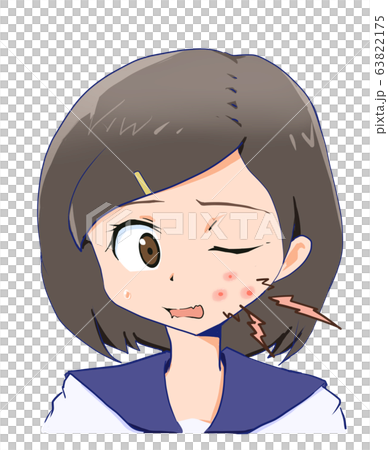 ニキビ＿女子中学生 63822175