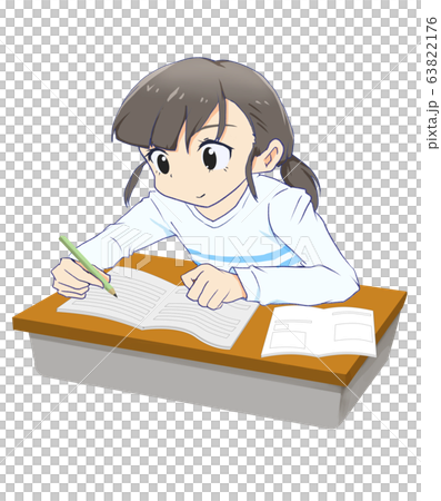 学習する女の子 63822176