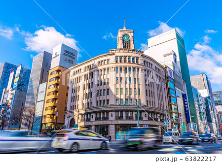 日本の東京都市景観 東京・銀座=3月9日 日本の東京都市景観 東京・銀座=3月9日 63822217