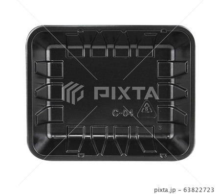 Plastic container on white background 63822723
