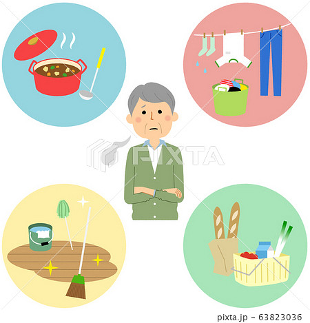 シニア男性　掃除あれこれ 63823036