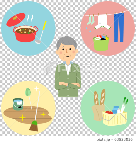 シニア男性　掃除あれこれ 63823036