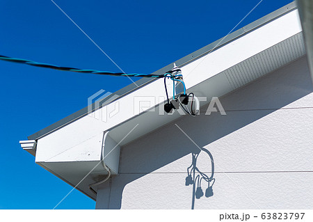 屋根 ライフライン 電気引込 屋根 ライフライン 電気引込 63823797