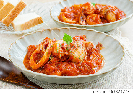 魚介のトマトソース煮 63824773