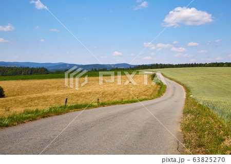 Road through farmlands Road through farmlands 63825270