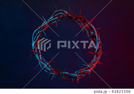 Crown Of Thorns On A Dark Background Crown Of Thorns On A Dark Background 63825306