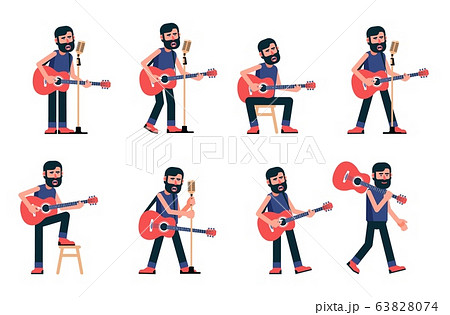 Rock star pose guitar hi-res stock photography and images - Alamy