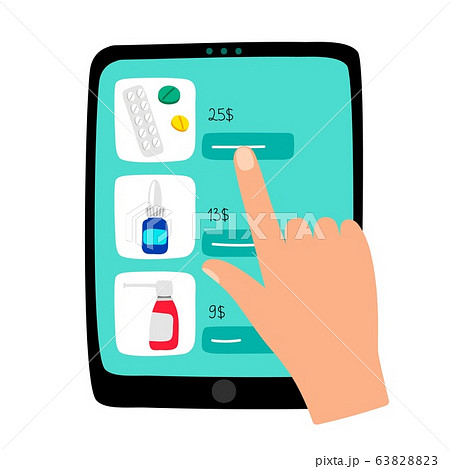Online pharmacy concept 63828823