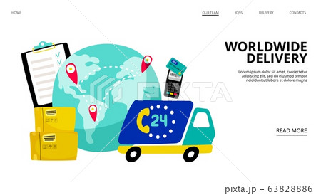 Worldwide delivery landing page Worldwide delivery landing page 63828886