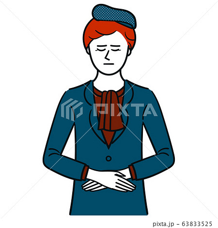 謝罪する女性 63833525