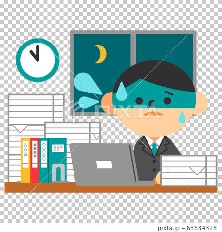 西裝平板筆記本電腦桌男性辛勤加班 西裝平板筆記本電腦桌男性辛勤加班 63834328