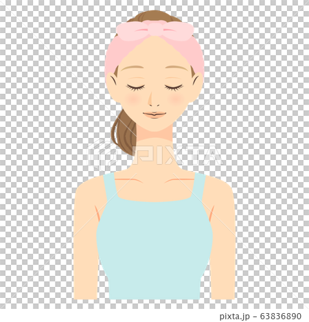 ヘアバンドをした女性　01 63836890