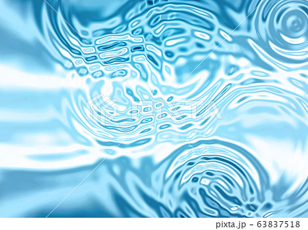 水面に広がる波紋 水面に広がる波紋 63837518