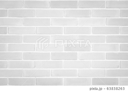 Seamless design vintage style light white grey brick wall detailed pattern textured background 63838263