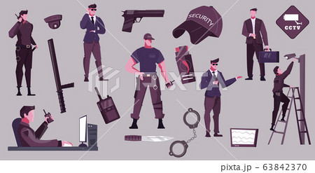 Security Service Flat Set  63842370