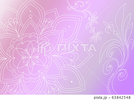 花模様 63842548