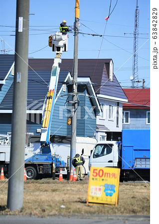 電線工事 電線工事 63842829