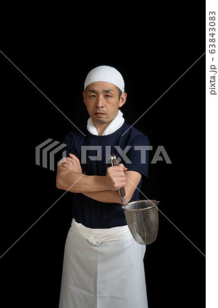 ラーメン屋店主、ポートレート 63843083