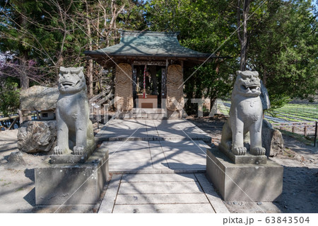 大王わさび農場の大王神社　長野県安曇野市 63843504