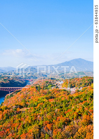 苗木城跡の風景（天守・本丸跡から恵那峡方面を望む） 63844935