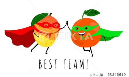 Smiling super fruits 63846610