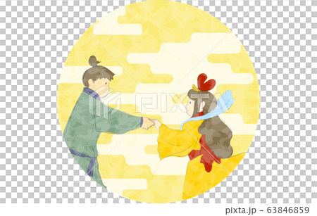 Illustration of Tanabata Orihime and Hikoboshi 63846859